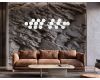 Люстра на штанге Lumina Deco Marsiada LDP 6033-24 BK