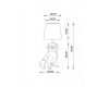 Настольная лампа ARTE Lamp A1512LT-1BK