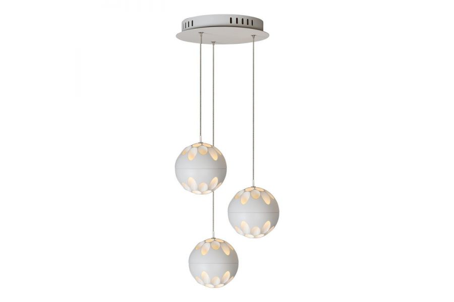 Подвесная светодиодная люстра iLedex Mob P1009-3 WH