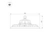 Подвесной светильник Arlight SP-ARIVA-DIM-R300-150W White5000 (BK, 60 deg, 230V, 0-10V) 052868