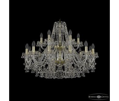 Подвесная люстра Bohemia Ivele Crystal 1409/12+6/300/2d G