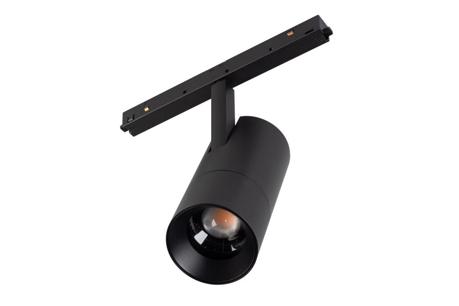 Трековый магнитный светильник ArlightMAG-ORIENT-SPOT-ZOOM-R65-15W Warm3000 (BK, 20-60 deg, 48V) (IP20 Металл) 038373(1)