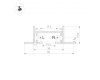 Шинопровод Arlight LGD-2TR-TRACK-F-1000-WH-M (C) 038670