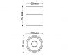 Накладной светильник Italline IT014-0201 white