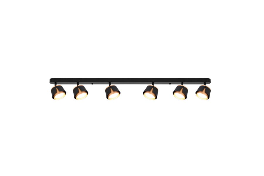 Спот Arte Lamp Amaks A8028PL-6BK