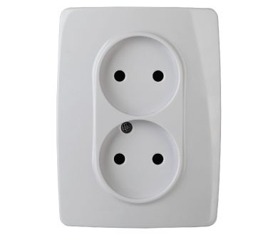 Розетка 2x2P Эра 12-2107-01 Б0031238