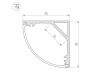 Алюминиевый профиль с экраном Arlight SL-Kant-H30-2000 Anod+Opal 036846