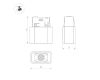Трековый магнитный светильник Arlight MAG-ORIENT-BABY-S36x21-2W Warm3000 (BK, 24 deg, 48V) 043291