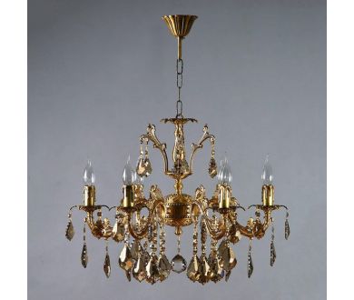 Подвесная люстра Ambiente Granada 2118/6 AB Honey Leaf