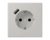 Розетка 2K+З USB Typ A Jung LC1520-18A205