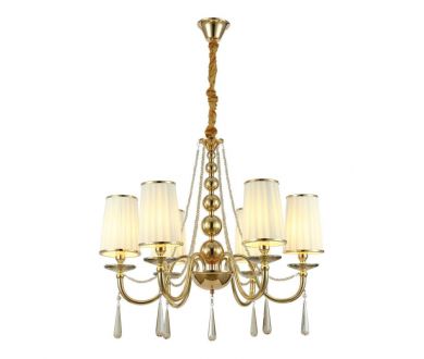 Подвесная люстра Lumina Deco Fabione LDP 1200-6 F.GD