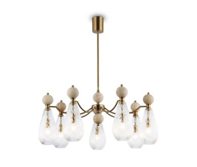 Люстра на штанге Ambrella Light High Light Ceramo Modern LH53287