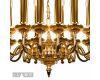 Подвесная люстра iLamp Louvre MD8551-15 GD