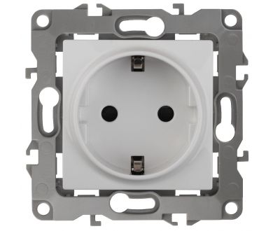 Розетка 2P+E Schuko Эра 12-2011-01 Б0029234