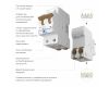 Автоматический выключатель 2P 10 A C 6 кА Werkel W902P106 4690389192623 a062541