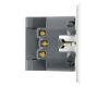 Розетка 1-местная 16А + USB + Type C (механизм) Stekker 250В 20W Мия RST16-3119-01 50438