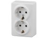Розетка 2P+E Schuko со шторками Эра 11-2206-01 Б0020694