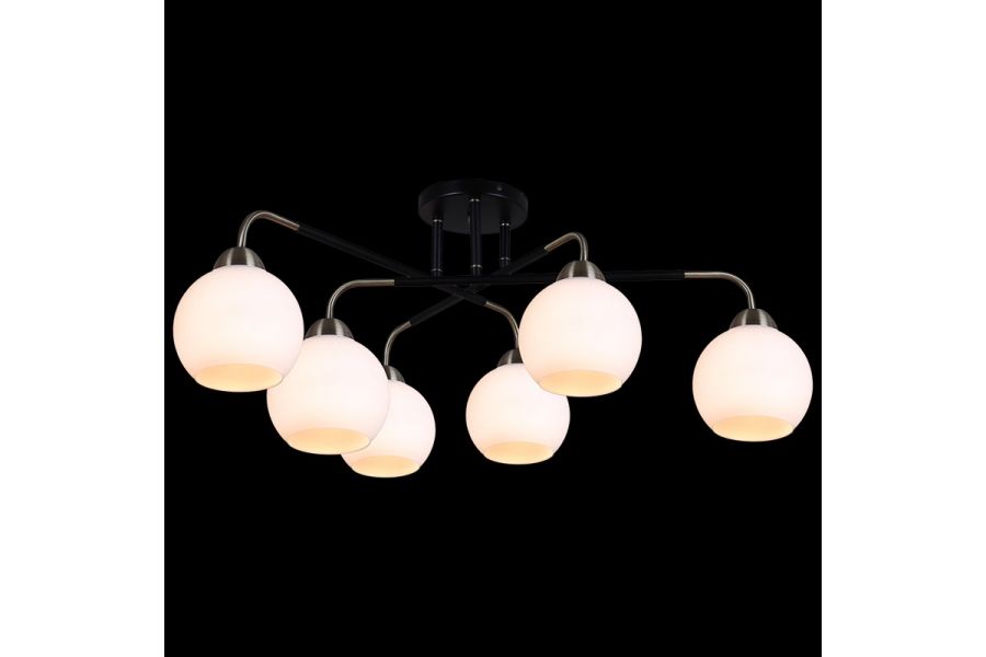 Люстра на штанге Illumico IL0252-6CSQ-79 BK AB