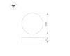 Потолочный светильник Arlight IM-RONDO-EMERGENCY-3H-R600-64W Day4000 (WH, 120 deg, 230V) 041074