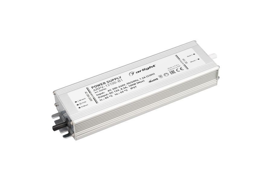 Блок питания Arlight ARPV-12100-B1 12V 8,3A 100W IP67 028786