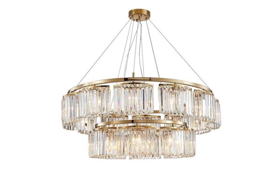 Подвесная люстра Newport 4358+12/S Gold М0062829