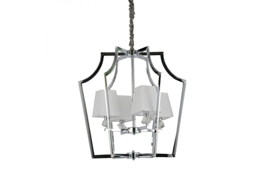 Подвесная люстра Lumina Deco Montero LDP 1249-4 CHR+WT