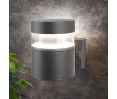 Уличный настенный светодиодный светильник Elektrostandard 1530 Techno Led серый 4690389163296