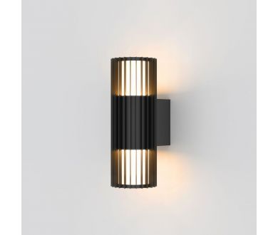 Уличный настенный светильник Elektrostandard Entero 35189/W черный 4690389219344 a072082