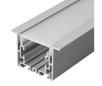 Профиль с экраном Arlight S2-LINIA55-F-2500 ANOD+OPAL 021176