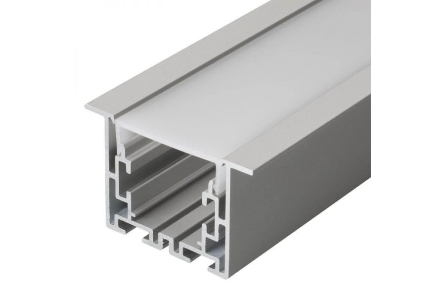 Профиль с экраном Arlight S2-LINIA55-F-2500 ANOD+OPAL 021176