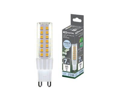 Лампа светодиодная TDM Electric G9 7W 4000K прозрачная SQ0340-0226