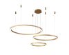 Подвесная люстра Crystal Lux FORTUNA SP158W LED GOLD