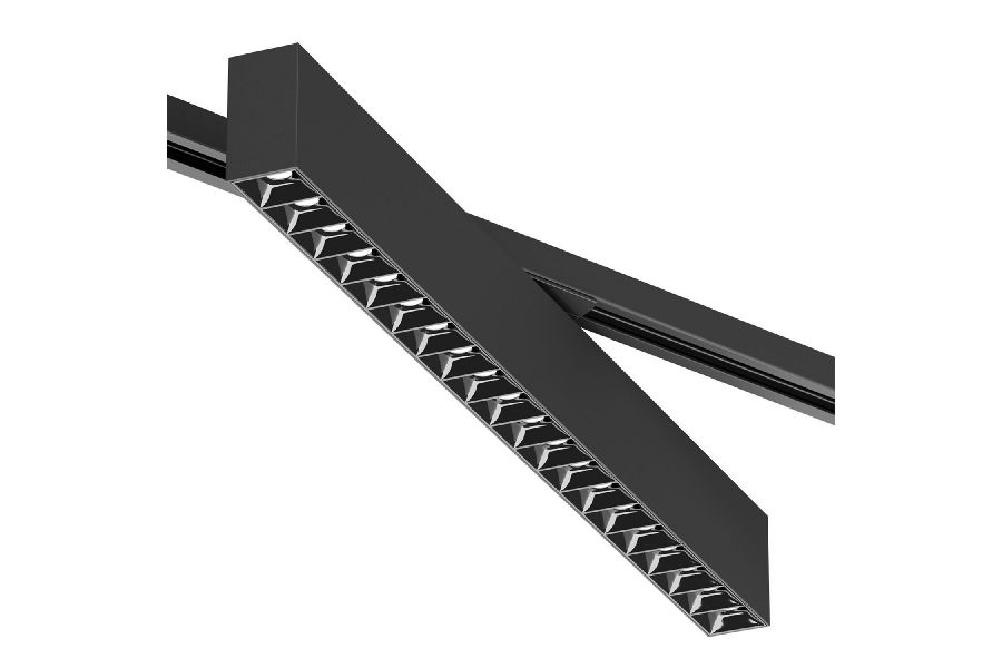 Трековый однофазный светильник Denkirs Edder DK6644-BK