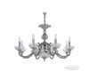 Подвесная люстра Bohemia Ivele Crystal Verona 72209P/8/210 Ni P Clear/M-1H