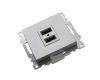 Розетка USB 2-местная Stekker Катрин 39588