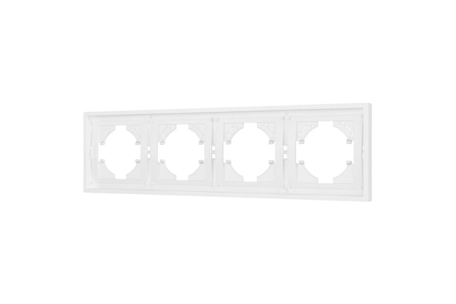 Рамка пластиковая на 4 поста Arlight FRM-TENDO-PL-4-WH 053847