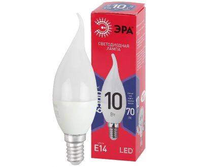 Лампа светодиодная Эра E14 10W 6500K LED BXS-10W-865-E14 R Б0045343