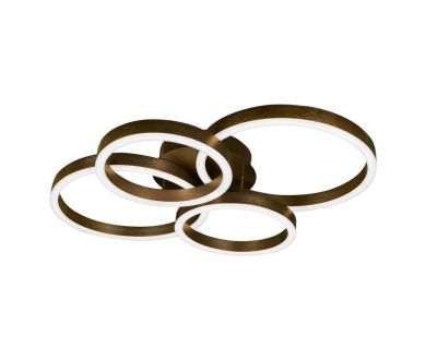 Купить Потолочная светодиодная люстра iLedex Ring-New 6815-300/400-X-T Coffee Потолочная светодиодная люстра iLedex Ring-New 6815-300/400-X-T Coffee