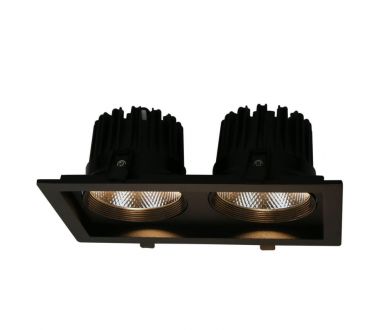 Встраиваемый светодиодный светильник Arte Lamp Privato A7018PL-2BK