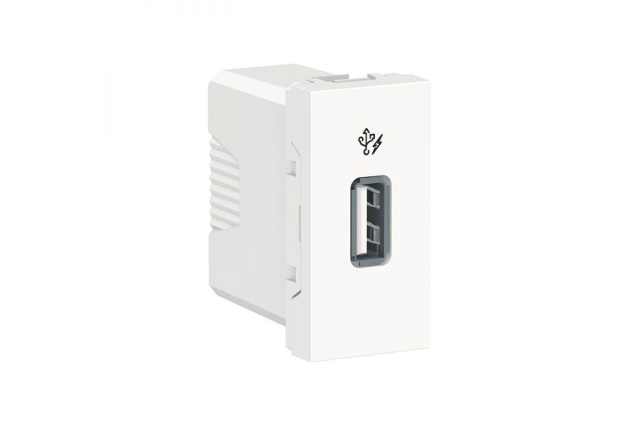 Розетка компьютерная USB Schneider Electric Unica New Modular NU342818