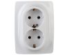 Розетка 2x2P+E Schuko Эра 12-2106-01 Б0031228