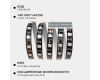Комплект адресной светодиодной ленты Apeyron 24В 14,4Вт/м smd5050 60д/м IP65 2м RGB (адаптер питания, контроллер) 10-97