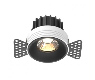Встраиваемый светильник Maytoni Technical Downlight Round DL058-12W3K-TRS-B