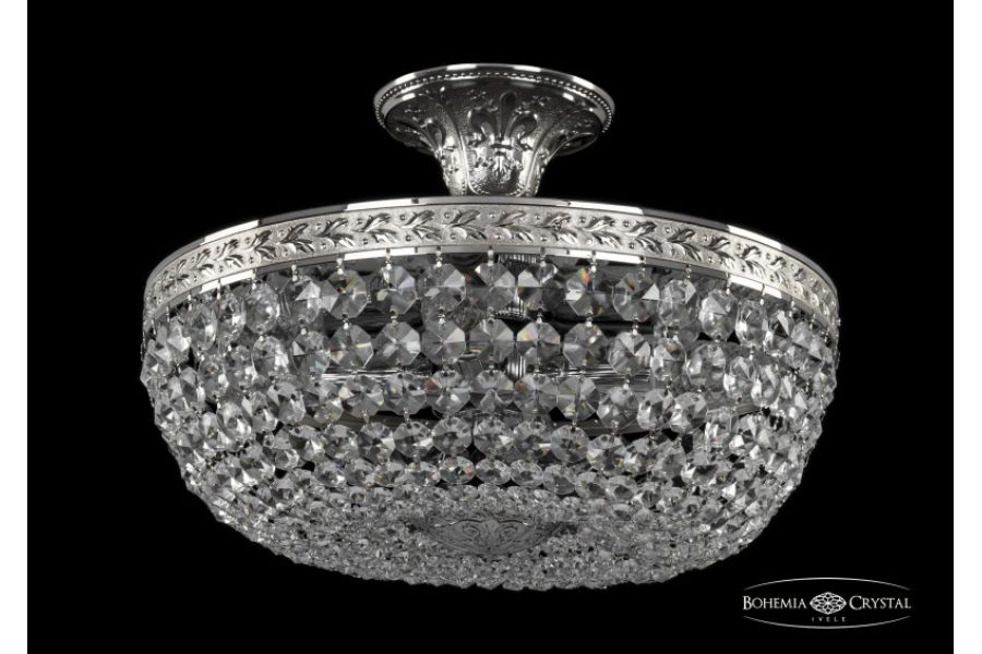 Люстра на штанге Bohemia Ivele Crystal 19111/35IV Ni