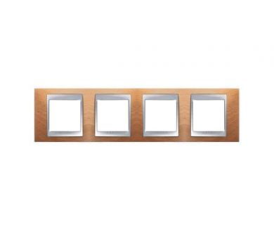Рамка 4-постовая Schneider Electric Unica Top MGU66.008.0M2