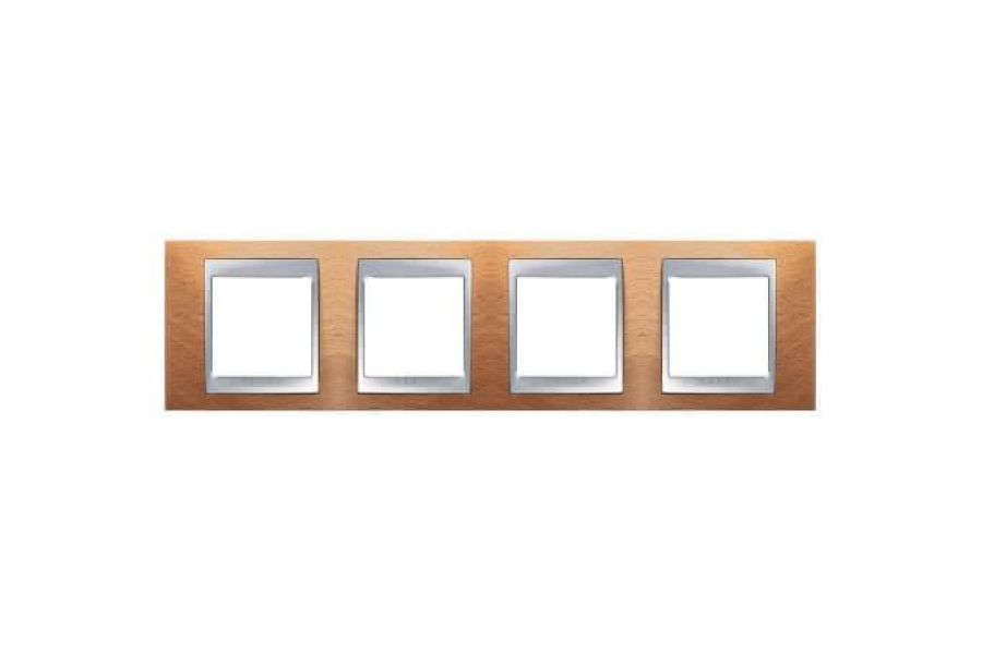 Рамка 4-постовая Schneider Electric Unica Top MGU66.008.0M2