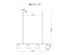 Подвесной светильник MyFar Stacy MR1011-4P