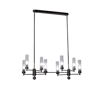 Люстра на штанге AM Group INDIGO SPL8 PEARL BLACK