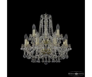 Купить Подвесная люстра Bohemia Ivele Crystal 1409/8+4/160/2d G Подвесная люстра Bohemia Ivele Crystal 1409/8+4/160/2d G