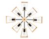 Люстра на штанге Arte Lamp Brussels A8030PL-8BK